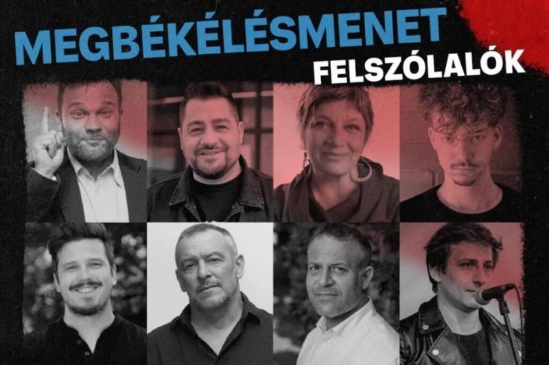 Sztárparádé a Megbékélésmeneten – bemutatkoznak a felszólalók!